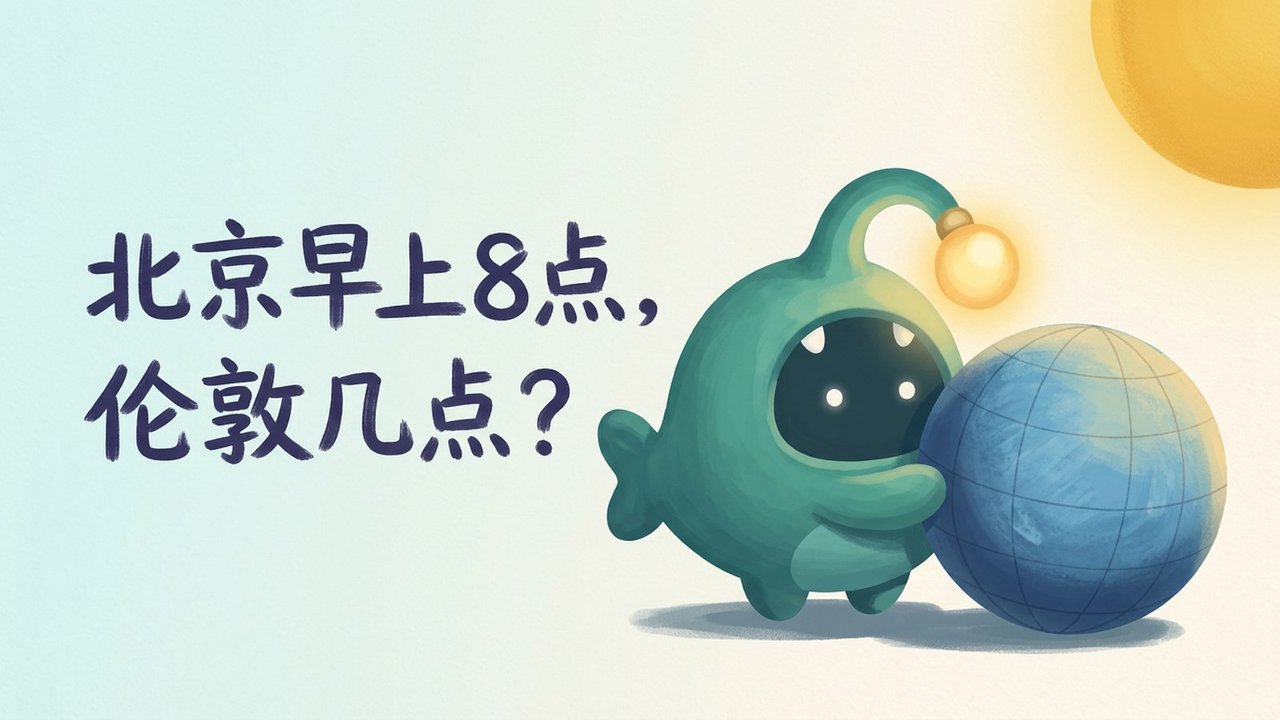 北京早上8点，伦敦几点？封面